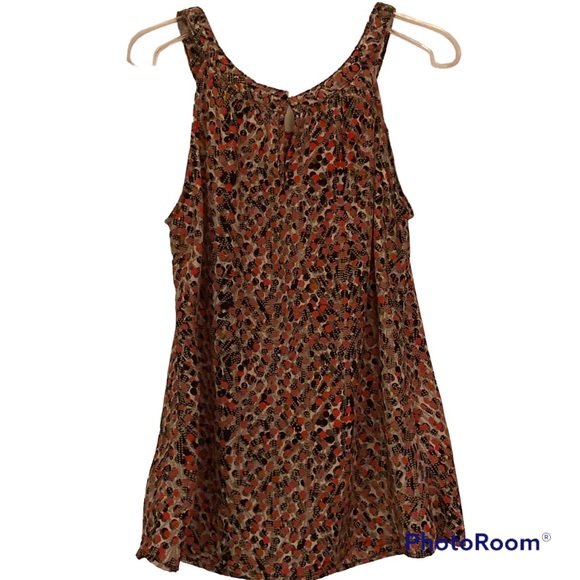 BANANA REPUBLIC SILK PRINT CAMISOLE TOP - Picture 2 of 8